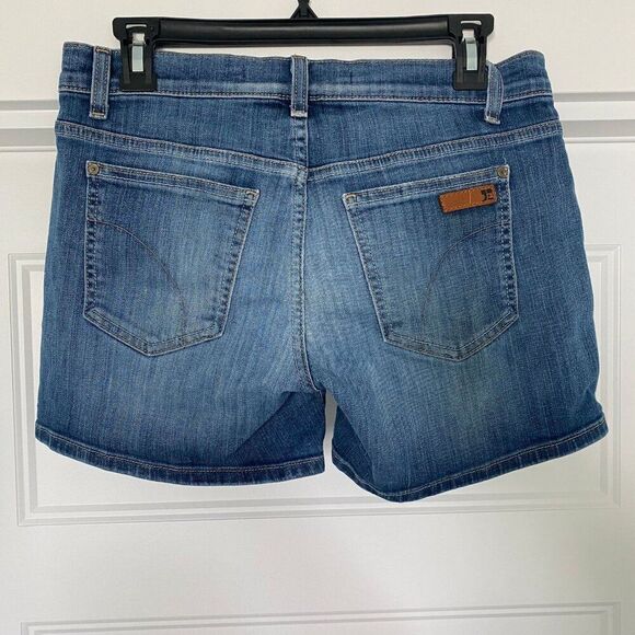 Joe's Jeans Denim Shorts Women 27 Blue Low Rise Cotton Allison Rolled Hem Shorts - Picture 4 of 8
